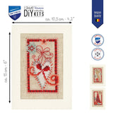 Counted Cross Stitch Greeting Card Kit Christmas (Set Of 3) Pn-0154080
