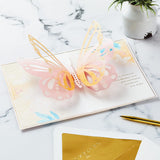 Hallmark Signature Pop Up Mothers Day Card or Birthday Card for Women, Her, Wife (Butterfly)