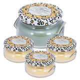 Tyler Candle Hippie Chick 11 Ounce And Pineapple Crush 3.4 Ounce Aromatherapy Scented Candles; Set Of 4