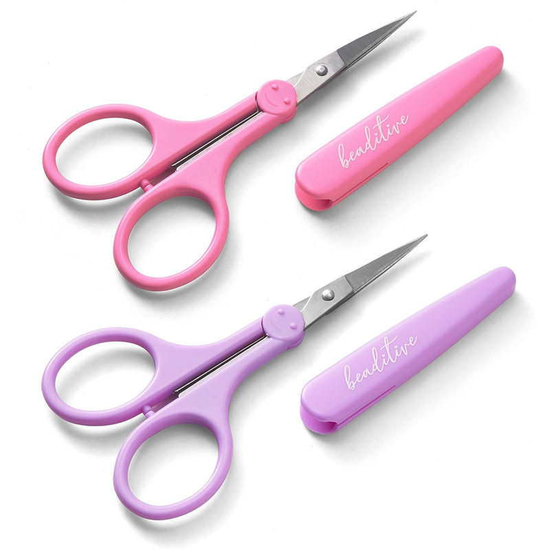 High Precision Detail Scissors Set (2-Pc) Sharp, Fine Tips | Paper Cut