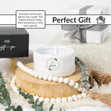 Pavilion - 25 Years - 8 oz Triple Wick Wax Reveal Hidden Message Let's Celebrate Unique Wedding Anniversary Wife Husband Happy Couple Celebratory Present Gift