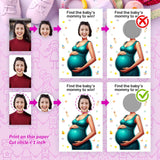 Who Is The Babys Mommy Baby Shower Scratch Off Game, Easy To Play Silly Games, Funny Idea, Ice Breaker Activity. Raffle Cards, Set Of 40 Cards Made In Usa