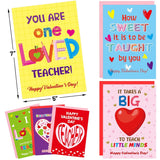 Valentines Day Cards For Teachers Happy Valentine Teacher Appreciation Card With Envelopes For Holiday Thank You Supplies 12Pcs