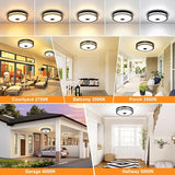 12 Inch LED Motion Sensor Ceiling Light Dusk to Dawn 5CCT Flush Mount Fixture