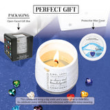 Pavilion - 11 oz Wax Reveal Candle, Natural Soy Wax Birthstone Candle, Jasmine Scented, Gemstone Candle with Crystal Inside, Birthday Gifts for Women, 1 Count (September)