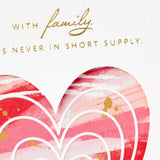 Hallmark Valentine's Day Card for Family (Marble Heart)