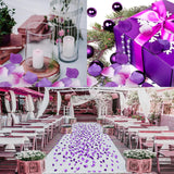 3000 Pcs Rose Petals, Rose Petals For Wedding, Artificial Flower Petals (Purple)