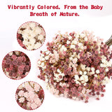 Baby Breath Flowers Artificial Bulk, 10Pcs Fake Gypsophila Plants Bouquets Flowers Real Touch Faux Babies Breath Arrangement For Home Wedding Party Vase Decoration Fall Pink