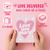 Valentines Day Cards For Him - Happy Valentines Cards For Her, Wedding Anniversary Card, I Love You Card, Romantic Birthday Greeting For Husband, Mothers Day Greeting For Wife, Happy Sweetest Day Card