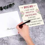 Valentines Day Card For Mom, Funny Birthday Card For Mom Gifts From Daughters Son Birthday Gift For Women Sentimental Gifts For Moms Mother Stepmom I Love You Retirement Mothers Day