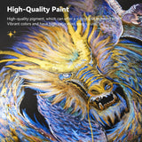 Metallic Waterolor Paints,8 Shimmery Gold Colors, Artist Glitter Solid Watercolors With 1 Water Brush Pen For Artists, Students And Painting Beginners