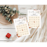 Bridal Shower Games Cards, Find The Guest Bingo Themed Spring Bridal Shower Games For 25 Guests, Love Is In Bloom Wedding Game, Boho Floral Bachelorette Engagement Party Favors -08