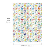 Birthday Wrapping Paper Sheet - 6 Sheets Colorful 13Th Birthday Design Folded Flat For Bday, Party, Baby Showers - 19.7 Inch X 27.5 Inch Per Sheet