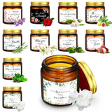 10 Jars Christian Religious Scented Candles 3.5Oz Stress Relief Aromatherapy Gifts Natural Soy Decorative Long Lasting Bathroom Candles For Women Birthday Christmas