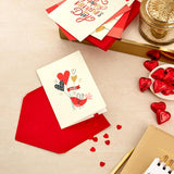 Hallmark Valentine's Day Cards Assortment, Gold Foil (36 Cards and Envelopes)