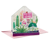 Hallmark Paper Wonder Mothers Day Pop Up Card (Succulent, Moms Make the World More Beautiful) (599MBC1137)