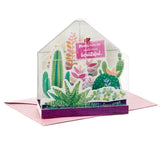 Hallmark Paper Wonder Mothers Day Pop Up Card (Succulent, Moms Make the World More Beautiful) (599MBC1137)