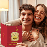 Valentines Day Card For Husband - 5 X 7 In Funny Valentine Card For Wife, Cute Valentine Cards For Boyfriend Girlfriend Fiance Lover, Romantic Valentines Day Gifts For Him Her Men Women