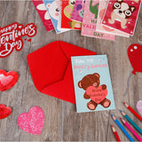 27 Pcs Valentine'S Day Cards Assortment Animal Valentine'S Day Greeting Cards With Envelopes, Classroom Exchange Kids Holiday Crafted Wedding Cards, Valentine'S Party Favorites, 9 Styles?