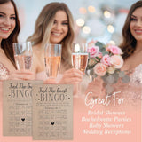 Bridal Shower Games, Find The Guest Bingo, Wedding Shower Game And Activities, 50 Game Cards Included