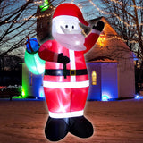 10 Foot Christmas Inflatable Santa Claus Carries The Package Christmas Blow Up Indoor Outdoor Yard Decoration- Wm - 10
