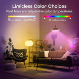 A19 Smart Light Bulbs 4 Pack 800LM Color Changing WiFi Tunable White Alexa Google Compatible