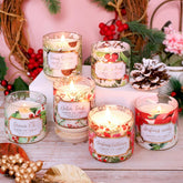 Christmas Jar Scented Candles: 4.5Oz Soy Wax Scented Candles, Glass Jar Candles With 6 Fragrances, Aromatherapy Candles For Women, Christmas Gift, Home Decor