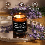 Best Gifts For Dad, Funny Christmas Father'S Day Birthday Gift From Daughter Son, New Dad Men Fathers Gifts Lavender Scented Candle