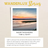 North Shore Twilight Soy Candle – Minnesota Collection – Hand-Poured In Usa, Sage Lavender Leather, Brass Tin With Lid, 6.5 Oz