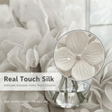Artificial Flower Hydrangea Fake Hydrangea, Used In The Center Of The Family Bathroom Desk Shelf Or Wedding Bouquet Decoration, Contains 6 White Branches