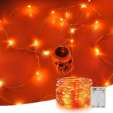 Halloween Led Fairy Lights Battery Powered 16.4Ft String Lights Battery Operated For Wedding, Home, Garden, Party, Hallo