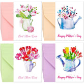 36 Sets Mother'S Day Card Bulk 4 X 5.5 Inch Assorted Floral Cards And Envelopes Small Note Cards Loving Greeting Wish Cards Blank Notecards For Mother'S Words