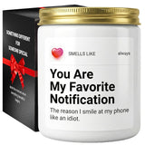 Funny Scented Candle, Valentine'S Day Gifts, Long Distance Present, Anniversary Couple Candle Gifts For Him Her Boyfriend Girlfriend - Sweet Relationship Candle, Unique Present For Wife Husband Fiance