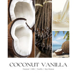 Coconut Vanilla Candles - 9 Oz Scented Candles, Aromatherapy Candle, Soy Candle For Home Scented