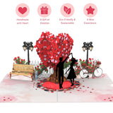 3D Pop Up Card For Valentine'S Day, Anniversary, Wedding - Happy Anniversary Card For Her, Him, Wife & Husband - Romantic 1 Year Anniversary Card 6"X8" - Unique Wedding Gift