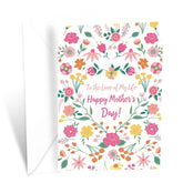 Mother'S Day Card For Wife, Made In America, Eco-Friendly, Thick Card Stock With Premium Envelope 5In X 7.75In, Packaged In Protective Mailer (Flowers For Wife)