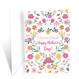 Mother'S Day Card For Wife, Made In America, Eco-Friendly, Thick Card Stock With Premium Envelope 5In X 7.75In, Packaged In Protective Mailer (Flowers For Wife)