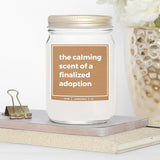 You Nique Designs Adoption Day Candle 8Oz - Adoption Day Candles, Adoption Gifts For Adoptive Parents, Adoption Finalization, Adoption Gifts For Family, Non Toxic Candles 479 (Lavender & Vanilla)