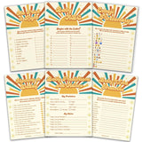 Here Comes The Son Baby Shower Games - 6 Baby Shower Games, 25 Pc - Baby Abc, Baby Predictions And Advice, Baby Word Scramble, Emoji Pictionary, Mommy Or Daddy, The Price Is Right