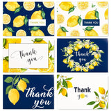 Lemon Thank You Cards Bulk 36 Pack Summer Thank You Cards With Matching Seal Stickers White Envelopes For Wedding, Baby Shower, Bridal Party And All Occasions