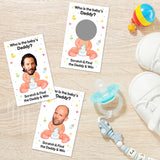 40 Cute Baby Shower Games - Scratch Off Lottery Ticket Raffle Cards Baby Shower Game - Funny Gender Reveal Games - Who Is The Baby'S Daddy - 40 Cards