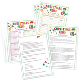 Christmas Friendly Feud Game, Christmas Trivia Quiz, Family Feud Baby Shower Game, Christmas Party Game For Family Activity Favors-30 Christmas Feud Cards & 3 Fast Money Round Cards-06