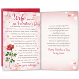 Poem Valentine’S Day Card Gifts For Wife Her, Romantic Husband To Wife Greeting With Heartfelt Message — Anniversary Or Love Card