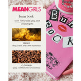 Mean Girls Inspired Scented Candle: Burn Book - Smoke + Clovebud Scented, 9Oz, 50 Hour Burn, Vegan Soy & Coconut Blend Candle For Home Decor, Gift For Women & Men
