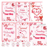 Happy Valentine'S Day Cards 24 Pack Happy Heart Day Cards With Envelopes Valentine'S Day Decorations Heart Card Heart Cards For Valentine Gift Wrap