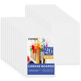 Canvas Boards For Painting 8X10, 26 Pack Canvases Primed Acid Free Blank Canvas Panels For Classroom And Parties