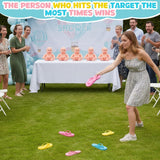 16 Pcs Funny Baby Shower Chancla Game Activities Baby Shower Games How To Throw The Chancla At Their Bad Ass Doll Babies Showers Game Gender Reveal