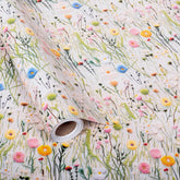 Wildflower Wrapping Paper Roll For Women Girls Vintage Floral Herbal Gift Wrap Spring Art Paper For Wedding Mothers Day Baby Shower Birthday Engagement Bridal Shower Total 28.5Sq.Ft