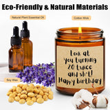 40Th Birthday Gifts For Women, Men, 1985 Forty Birthday Candle Gift, Happy 40Th Birthdays Decorations For Her Him, Funny 40 Years Old Gift Ideas, Bday Gifts For Friend, Sister, Brother- Scented Candle