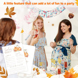 Baby Shower Games, Thanksgiving Baby Predictions And Advice Cards, 25 Sets Gender Reveal Party Decorations Supplies Favors - E02